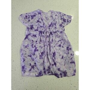 SHEIN Girls Purple Tie Dye Swim Cover Up Dress Size 4T 5T